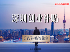 深圳創(chuàng)業(yè)補貼2024年全新攻略:保姆級申領教程,一文掌握