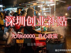 2024深圳創(chuàng)業(yè)補貼新規(guī)來了,申請條件及補貼標(biāo)準發(fā)布